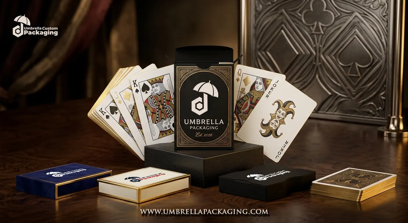 Comparison of different playing card sizes for various games and uses.